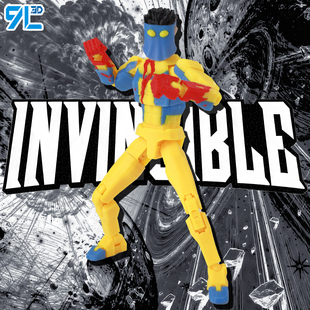 血液蒙面马克9L3D打印无敌少侠手办多关节可动人偶玩具T13Dummy13