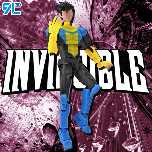 南通马克9L3D打印玩具无敌少侠手办多关节可动人偶爆款礼物泰坦13