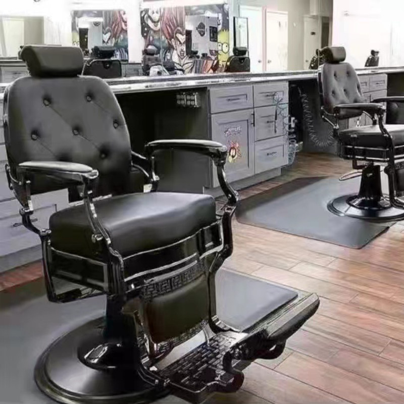 BarBer男士油头美发椅发廊专用理发店剪发升降可放倒刮胡椅子包邮
