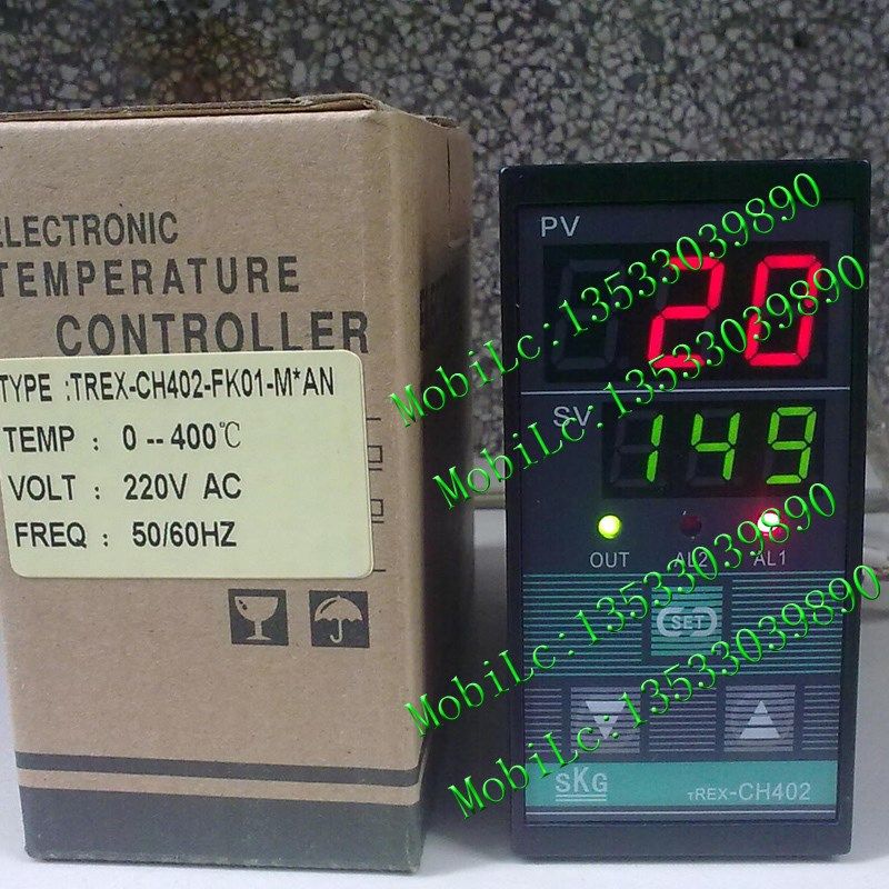实物拍摄原装正品台湾SKG 吹膜机塑机 TREX-CH402-FK01*M* 温控仪