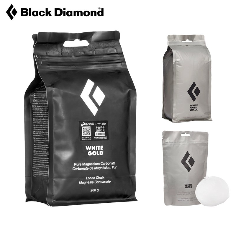 Black Diamond BD黑钻钢管舞体操攀岩防滑镁粉WHITE GOLD镁粉200g