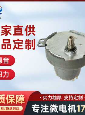 JS-50金属齿轮减速电机自动烧烤架马达共享纸巾机直流微型