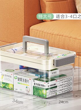 竣嘉PET透明药箱602款储物收纳防尘简约玄关抽屉式鞋柜鞋帽