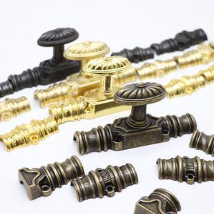 南瓜头金色天地锁拉手 外婆柜浴室柜门拉手 家具五金配件