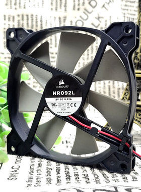 海盗船 NR092L 9cm 9015 12V 0.22A 机箱CPU散热器超薄散热风扇