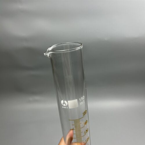 量入式玻璃精密量筒0.5ml 1 23150毫升分度1ml耐高温包过检带底座