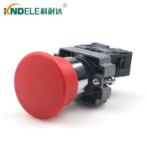 正品科耐达LA167-B2-BC31C BC42C绿色红色自复位蘑菇头按钮开关