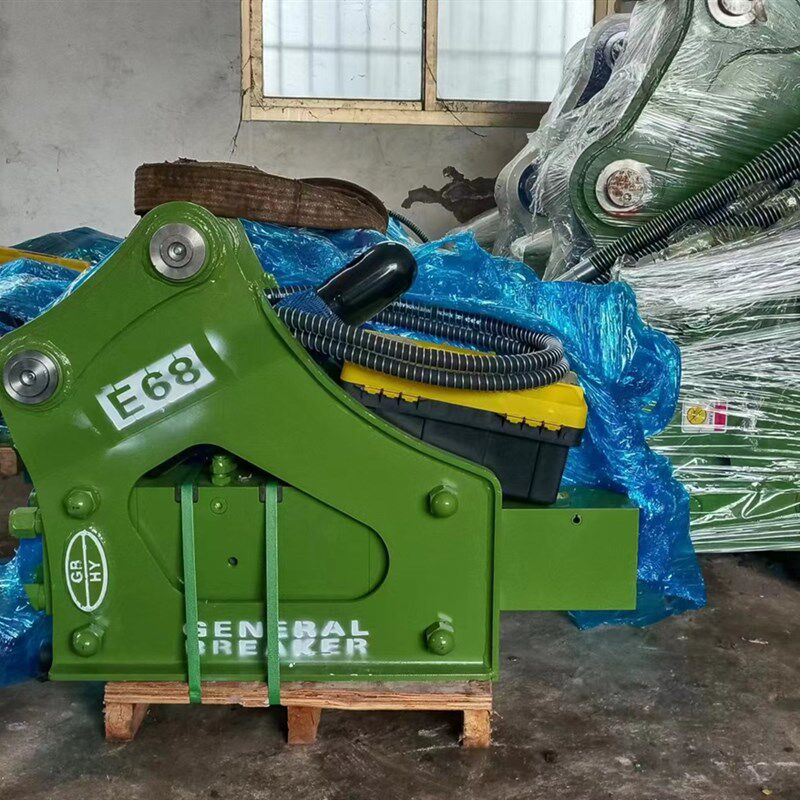 新源轮式挖掘机60/65/75炮头总成68三角炮配炮签软管新源挖机68炮
