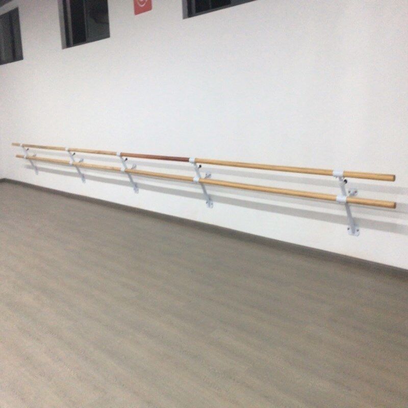 舞蹈把杆瑜伽扶手舞蹈室练功杆单双层舞蹈器材栏杆双层跳舞把干
