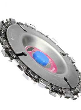 4英寸角磨机用链条盘木材开槽锯片 木工链条盘切割片切削角磨链盘