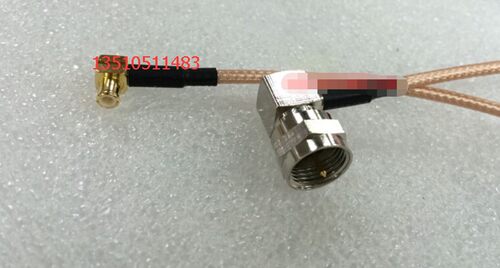 MCX-JW/F-JW射频RF车载镀银线 AP高频MCX公弯转F公弯MCX转TV直角