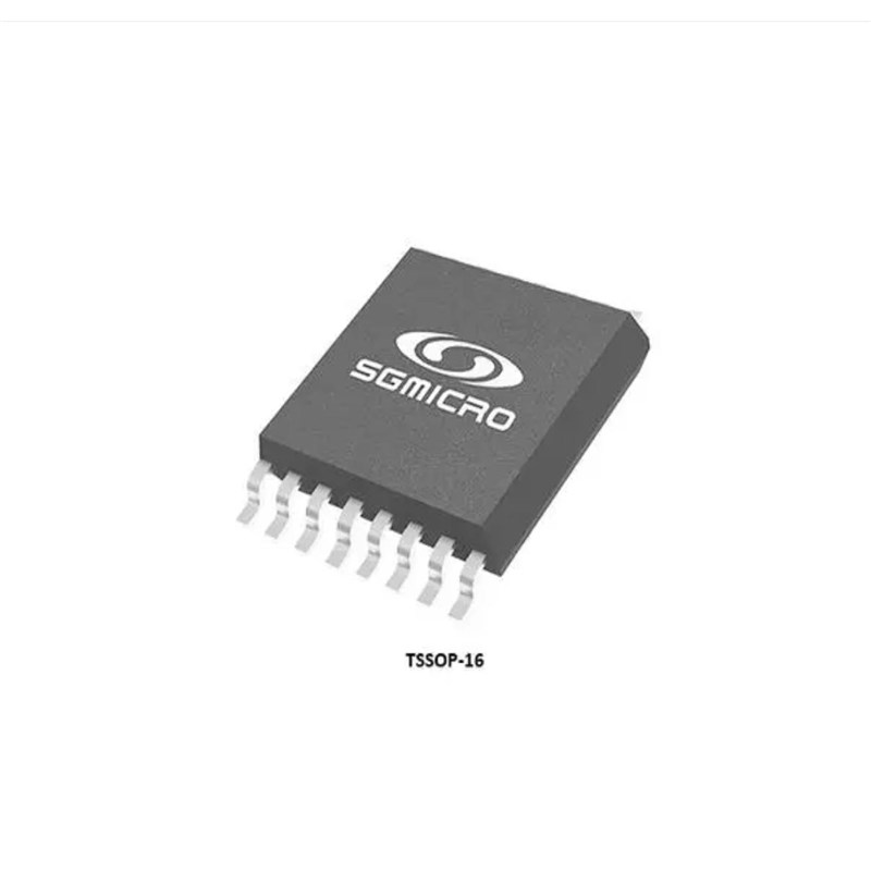 SGM71612R81ZXTS16G/TR  8 通道16 位SPI 接口电压基准芯片