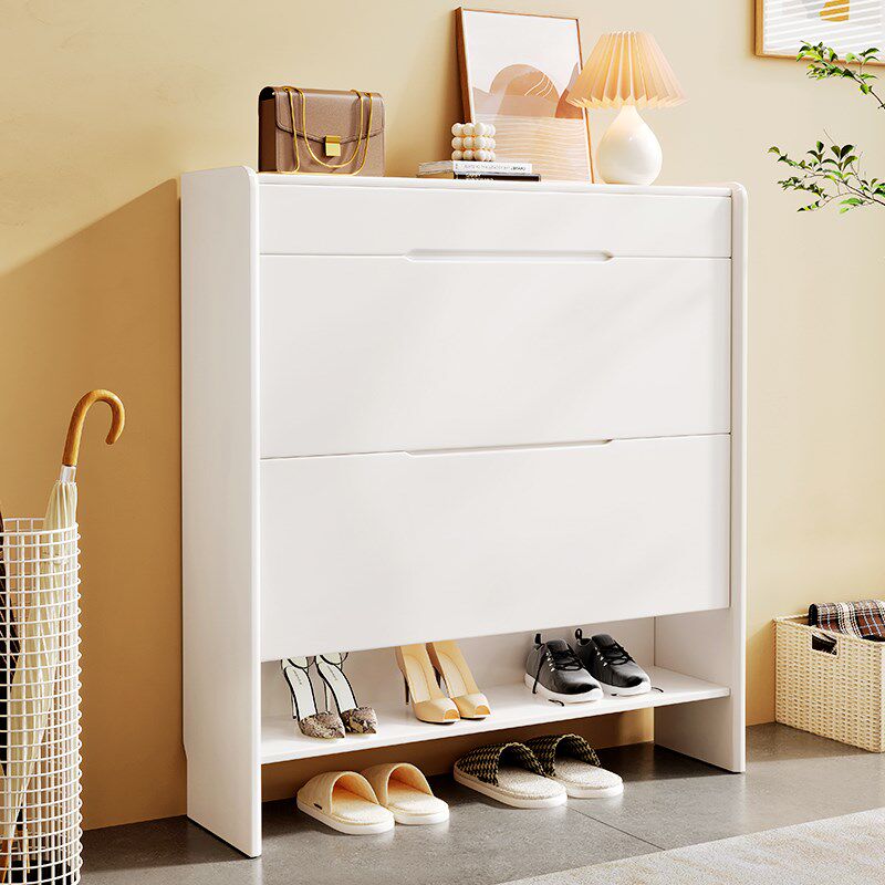 实木鞋柜家用门口入户玄关柜现代简约多功能置物柜大容量翻斗鞋架