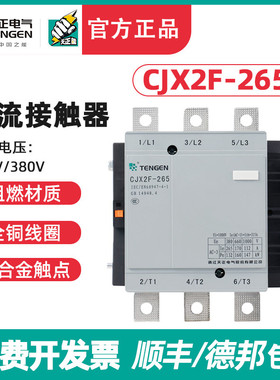 TENGEN天正电气 CJX2F-265 交流接触器 CDC6 NC2-265A 220V 380V