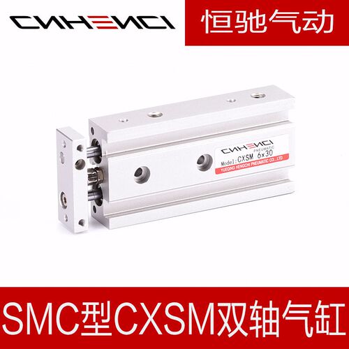 双轴双杆气缸径CXSM6/10/10/20/30/40/50/60/100/125小型双缸TR