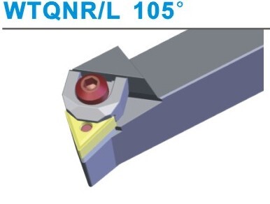 105度数控外圆车刀杆W型WTQNR/L2020K16/L2525M16
