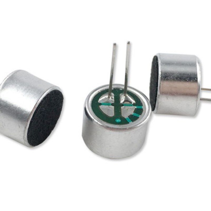 带引脚 咪头 9*7mm 电容式 驻极体话筒 拾音器 麦克风(灵敏度52D
