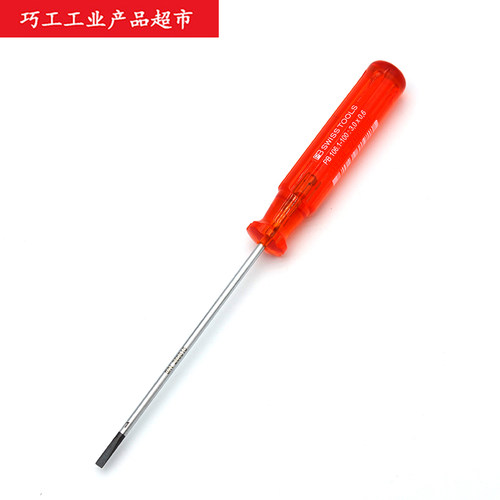 瑞士PB SWISS TOOLS一字接线端子螺丝批改锥106系列3/4/5/6/8mm