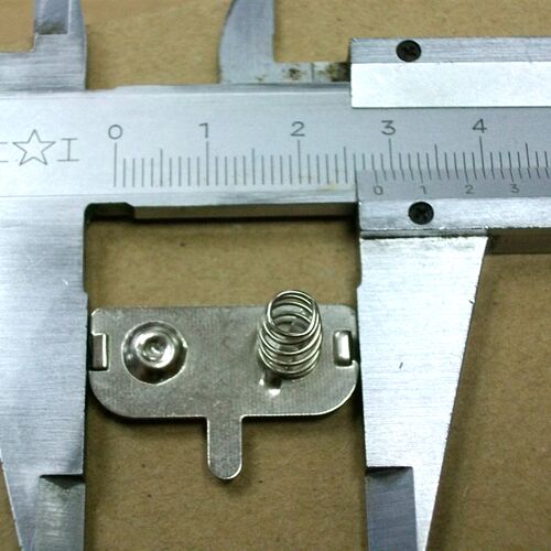 5号双联电池弹簧极片 电池弹簧片0085A尺寸28.1*12.1mm  10片/2元