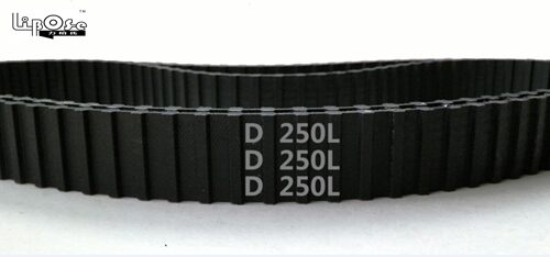 定制  双面齿 DA 250L 67齿 橡胶 同步带 梯形齿 传动带