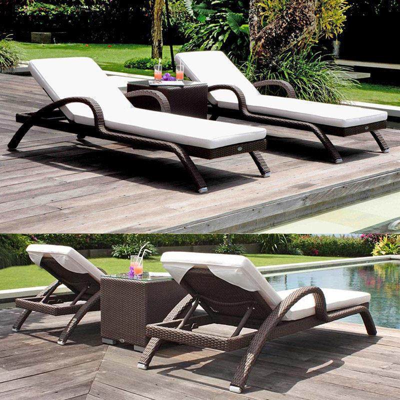户外休闲躺床防水防晒游泳池沙滩花园阳光房阳台室外庭院藤编躺椅,住宅家具,其它椅子,淘宝优惠券,粉丝福利购,淘宝优惠卷