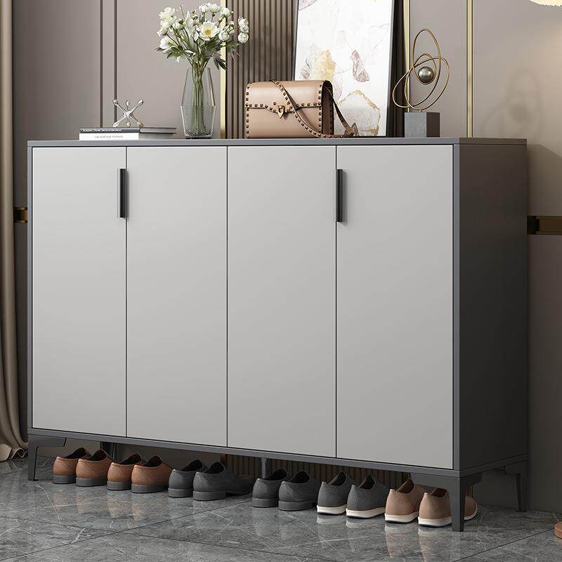 现代简约板材鞋柜加宽大容量收纳玄关柜门厅客厅防尘隔断储物柜子