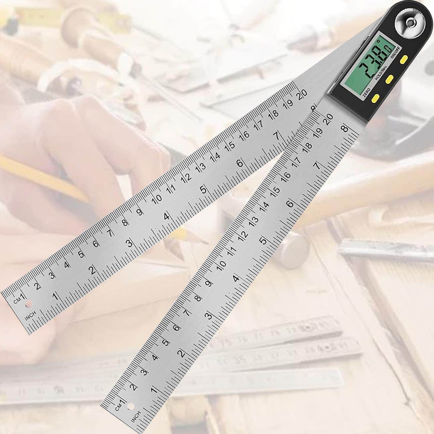 不锈钢电子角度尺 二合一数显角度尺 量角器 数显卡尺 水平尺,五金/工具,角尺,淘宝优惠券,粉丝福利购,淘宝优惠卷