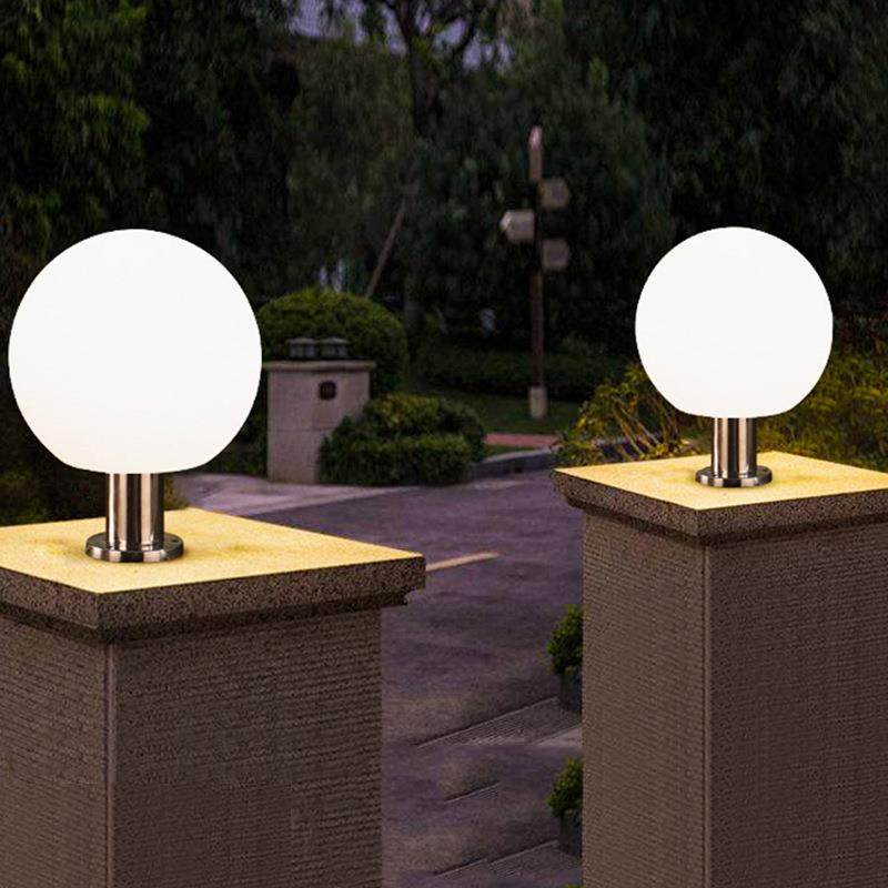 景观柱头灯家用户外防水别墅庭院围墙灯圆球形室外公园柱子大门灯,家装灯饰光源,景观庭院灯饰,淘宝优惠券,粉丝福利购,淘宝优惠卷
