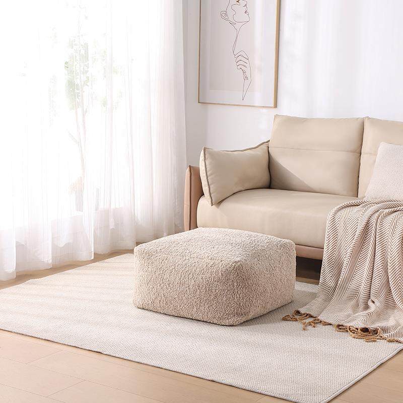 羊羔绒蒲团坐垫客厅地毯地上可拆洗榻榻米沙发脚踏搁脚凳换鞋凳,居家布艺,美臀垫/保健坐垫,淘宝优惠券,粉丝福利购,淘宝优惠卷