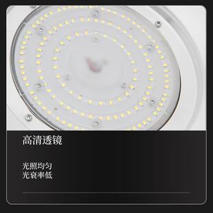 led天棚灯大功率超亮车间照明灯100w200w工厂灯球场体育馆天棚灯