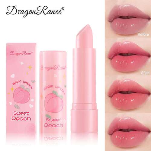 Fruit Color Changing Lip Balm 水果温变润唇膏 水蜜桃保湿变色