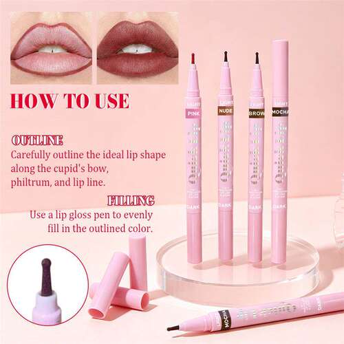 Double Ended Lip Liner 哑光持色勾勒唇线笔