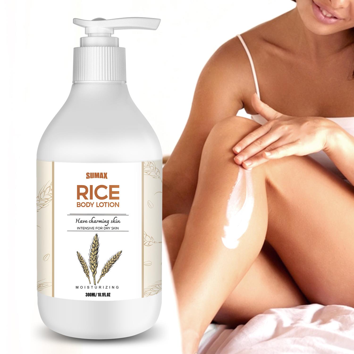 Rice Body Lotion 300ml Soften Brighten Skin 焕亮嫩肤身体乳 - 实物图