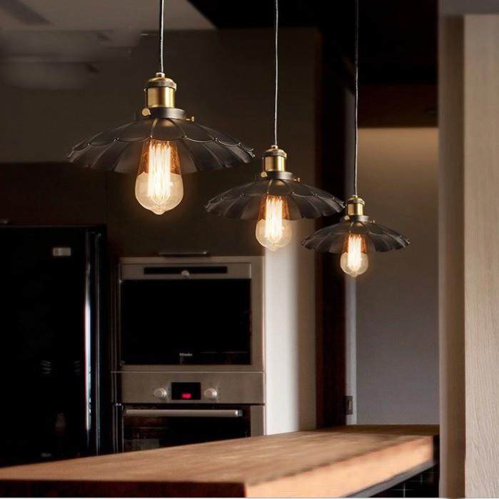 loft铁艺艺术吊灯创意复古工业吊灯咖啡厅酒吧吧台小黑裙餐厅吊灯,家装灯饰光源,智能吊灯,淘宝优惠券,粉丝福利购,淘宝优惠卷