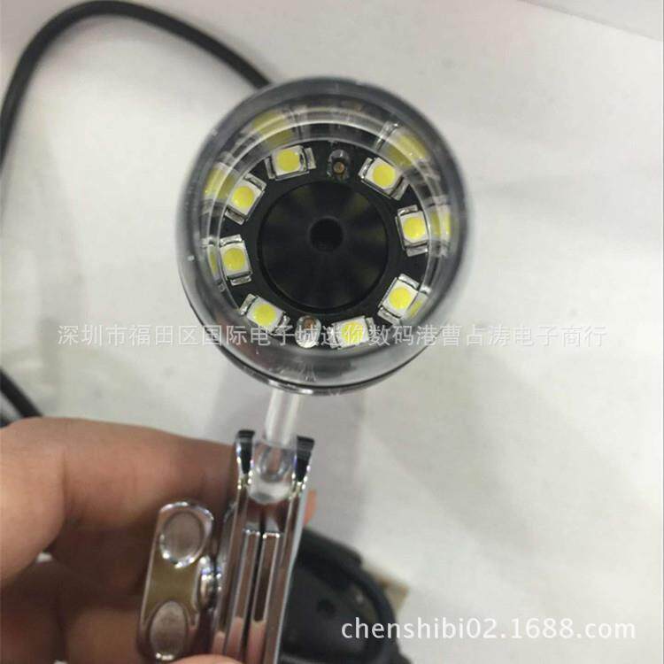 1000X电子显微镜 8灯带测量软件 便携式数码显微镜USB电子放大镜