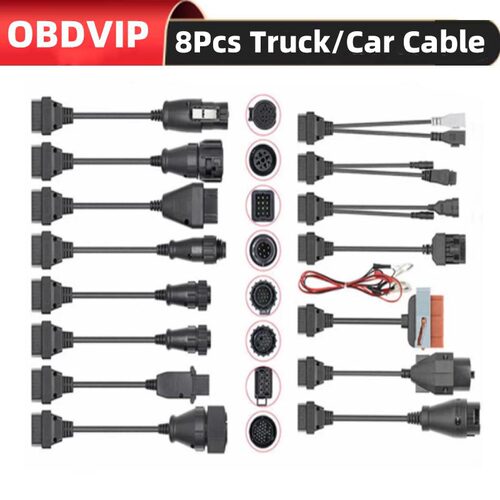 CDP卡车线小车线TCS 8条  OBD truck cable卡车小车诊断线