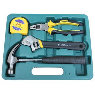 16件套工具箱碳钢材质 组合工具实用家庭型 五金工具套装 16pc装