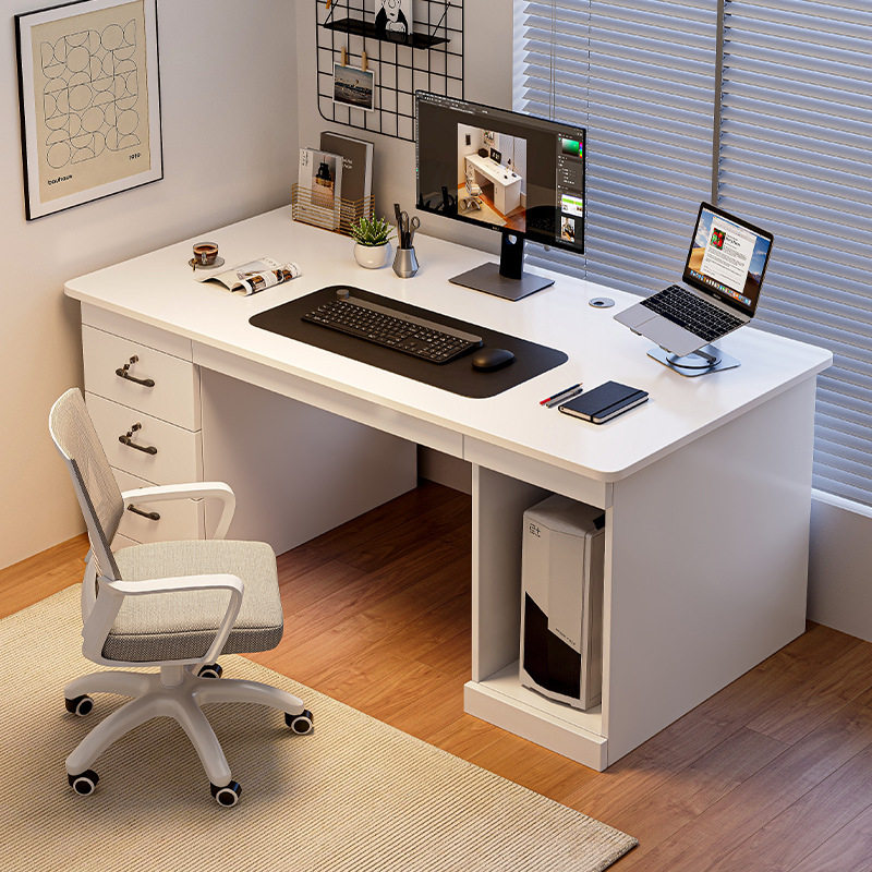 。电脑桌台式卧室家用办公桌带抽屉办公专用书桌简约桌子工作台