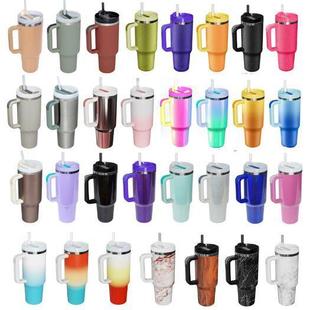 大容量水杯40oz冰霸杯二代不锈钢杯子保温杯汽车手柄酒水杯车载