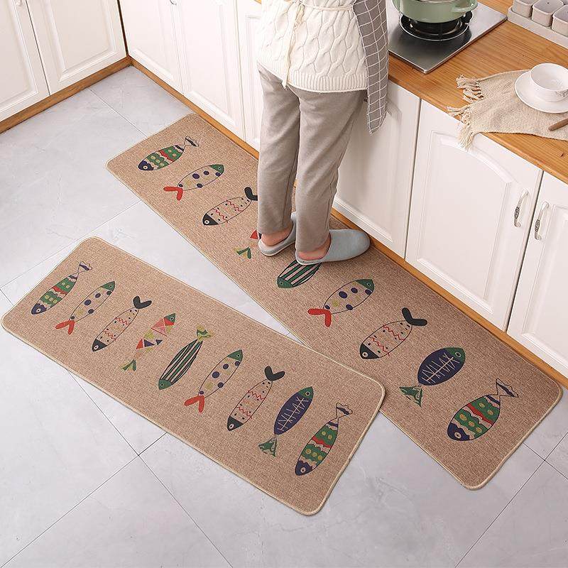 质享家新款组合地垫亚麻橡胶厨房地垫浴室防滑垫进门门口脚垫,居家布艺,入户地垫,淘宝优惠券,粉丝福利购,淘宝优惠卷