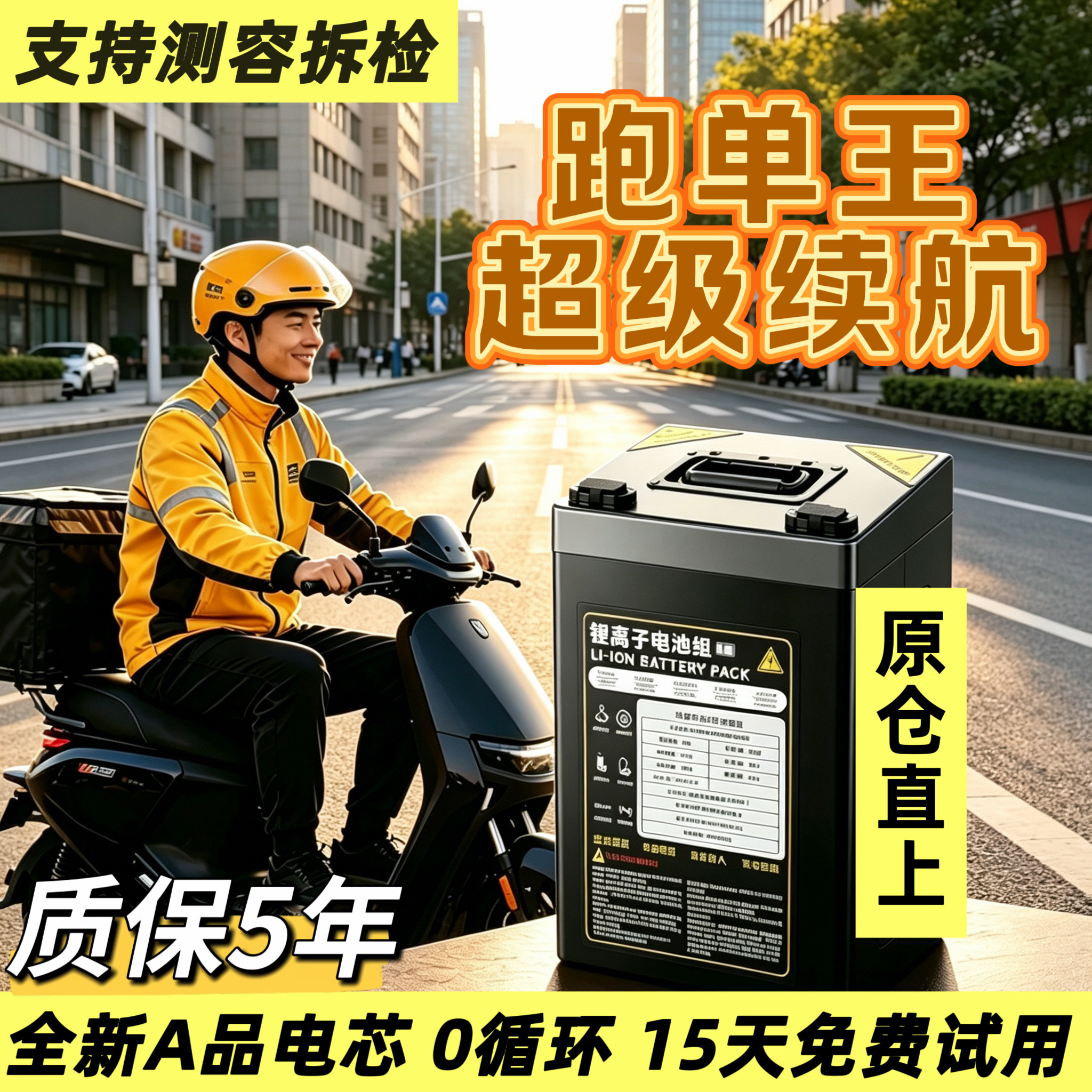 电动车锂电铁锂72V3元长续航电摩