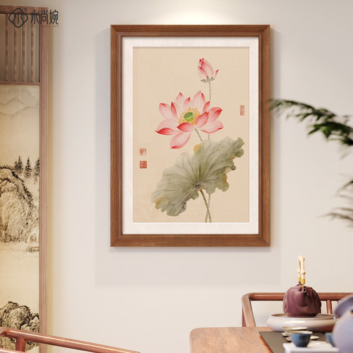 【宋氏美学】荷花图茶室装饰画