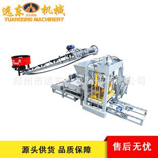 4-45型自动提升款电脑数控全自动制砖机面包砖六角空心护坡砖机