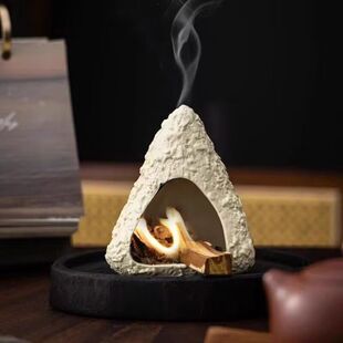 木盘取暖器民宿陶瓷木香炉装饰燃烧器香薰香薰圣圣桌面小氛围秘鲁