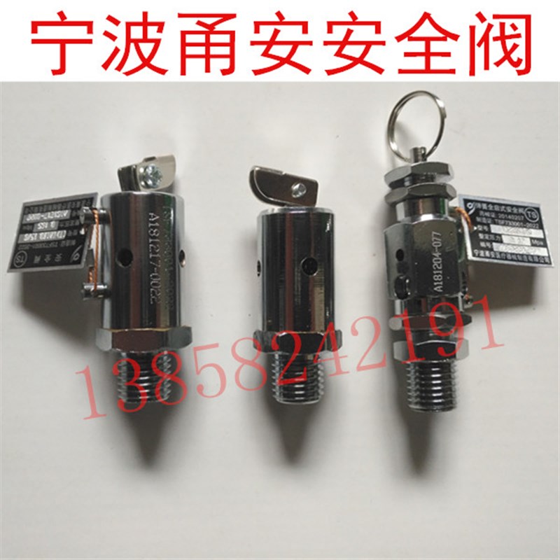 宁波甬安YA28X6T/15全启式安全阀灭菌器消毒锅配件DN8 10 20 25