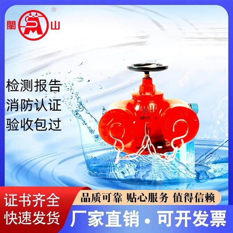 闽山 地上式多用式消防水泵接合器室外消火栓配件消防器材设备