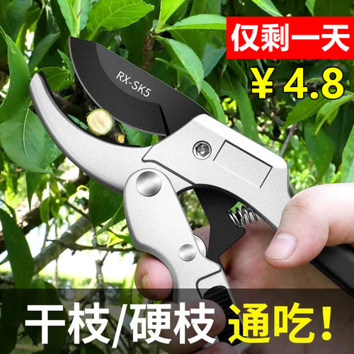 修枝剪树枝植物草花枝修剪进口日本sk5钢园艺刀花园艺园专用剪刀
