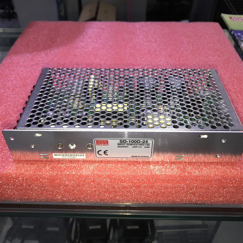 台湾明纬DC-DC电源转换器 SD-100C-24 100W 36~72V 变24V4.2A直流