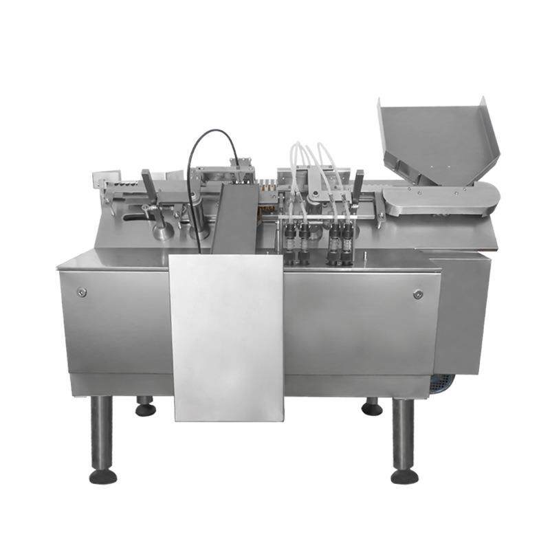 东北玻璃瓶灌装拉丝机四针安瓿拉丝灌封机 液体灌装封口机工上