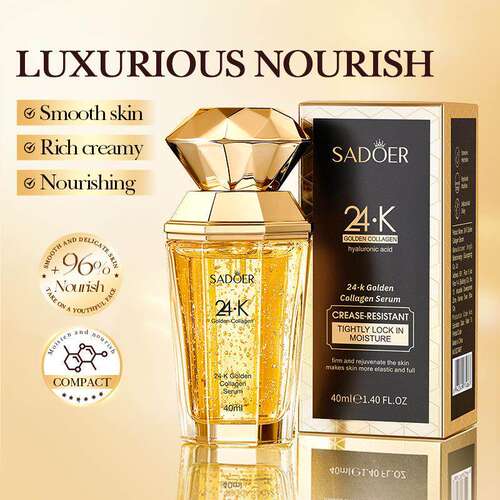 24K Gold Collagen Essence 24K 金胶原蛋白精华液 补水淡纹